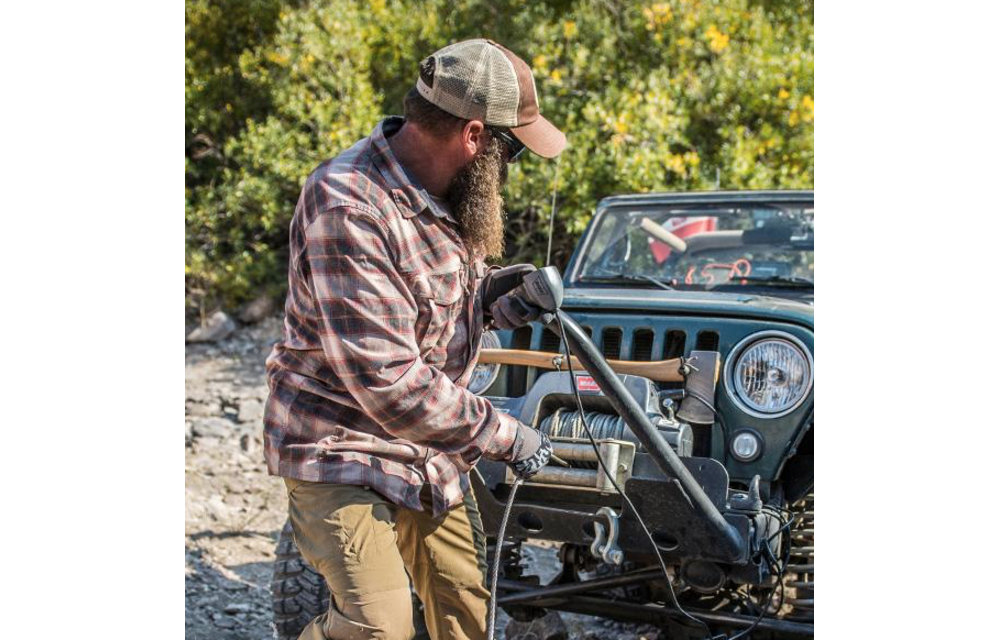 Defender MK2 Pilgrim Shirt (Moss Green Denim)