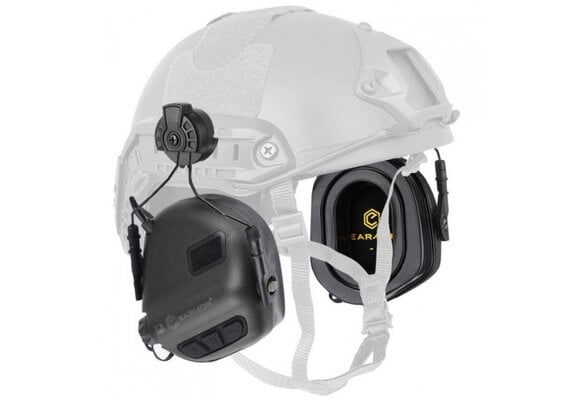 M31 Plus Electronic Hearing Protection (Helmet Mount) (Black)