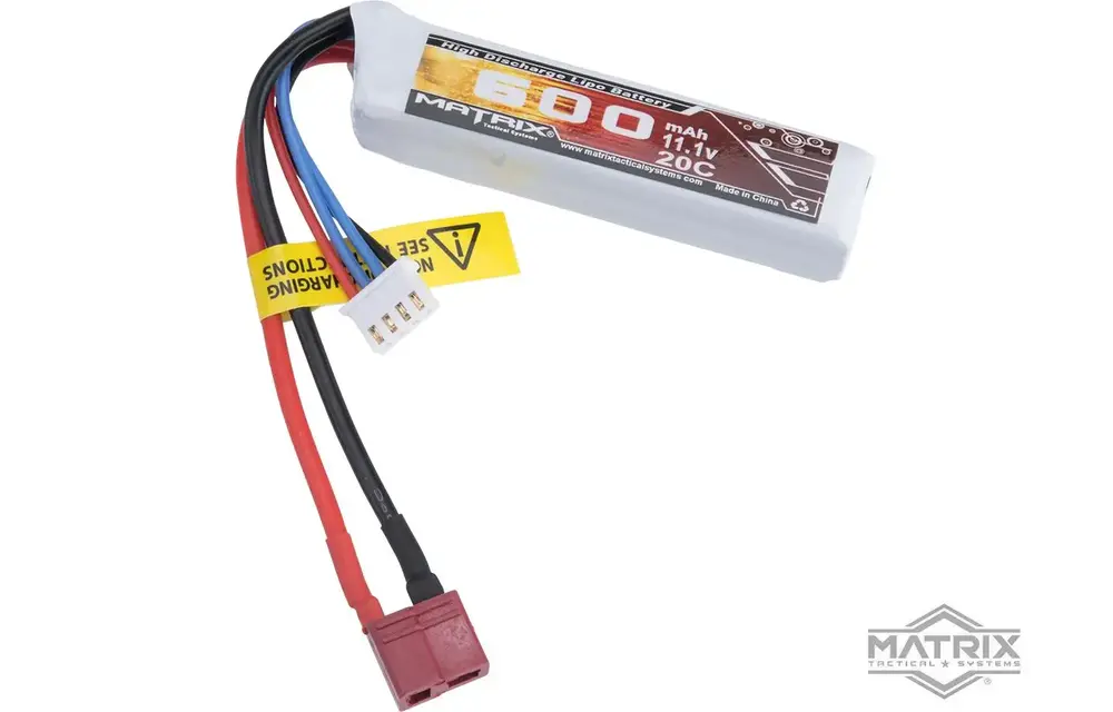 LiPo 11.1V 600mAh 20/40C PDW Stick Type (Deans)