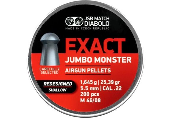 Jumbo Exact Monster Redesigned Shallow 5.52mm 25.39 grain 200pcs