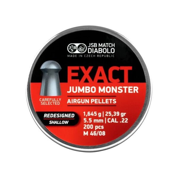 Jumbo Exact Monster Redesigned Shallow 5.52mm 25.39 grain 200pcs