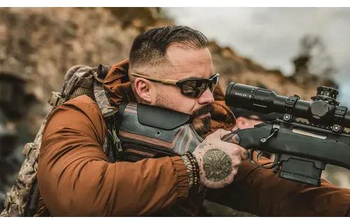 JAKL Captivate Tungsten Mirror (Matte Black/Tan Frame)