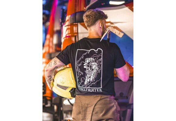 Firefighter T-Shirt (Black)