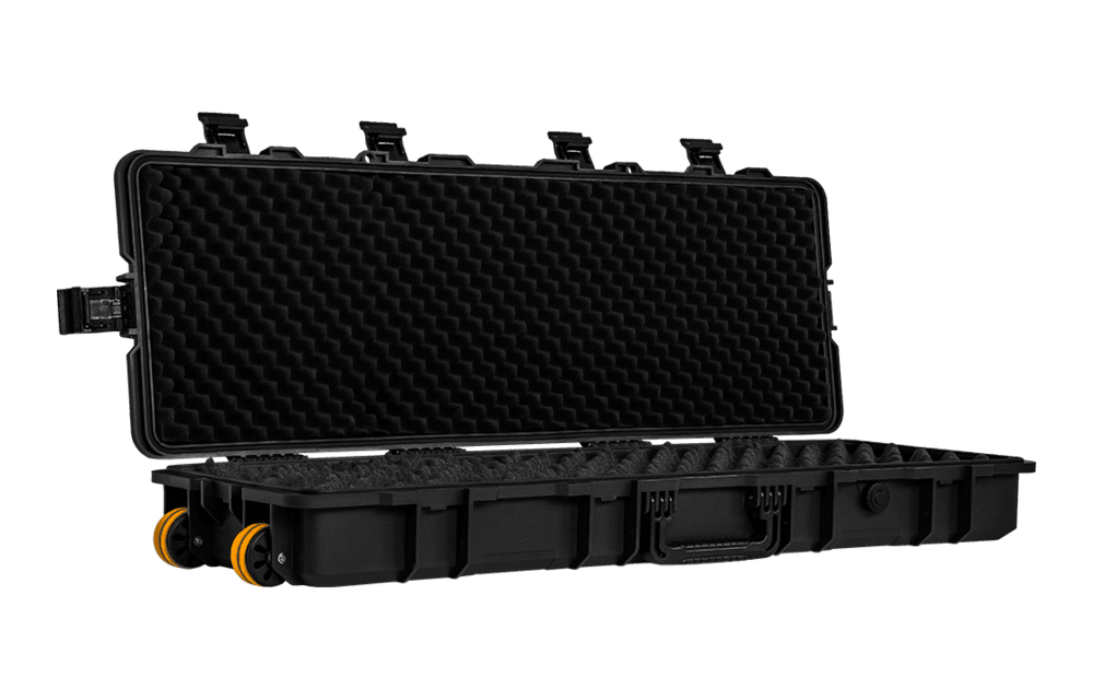 Large Rifle Case 95x30 (Wave Foam) (Black)