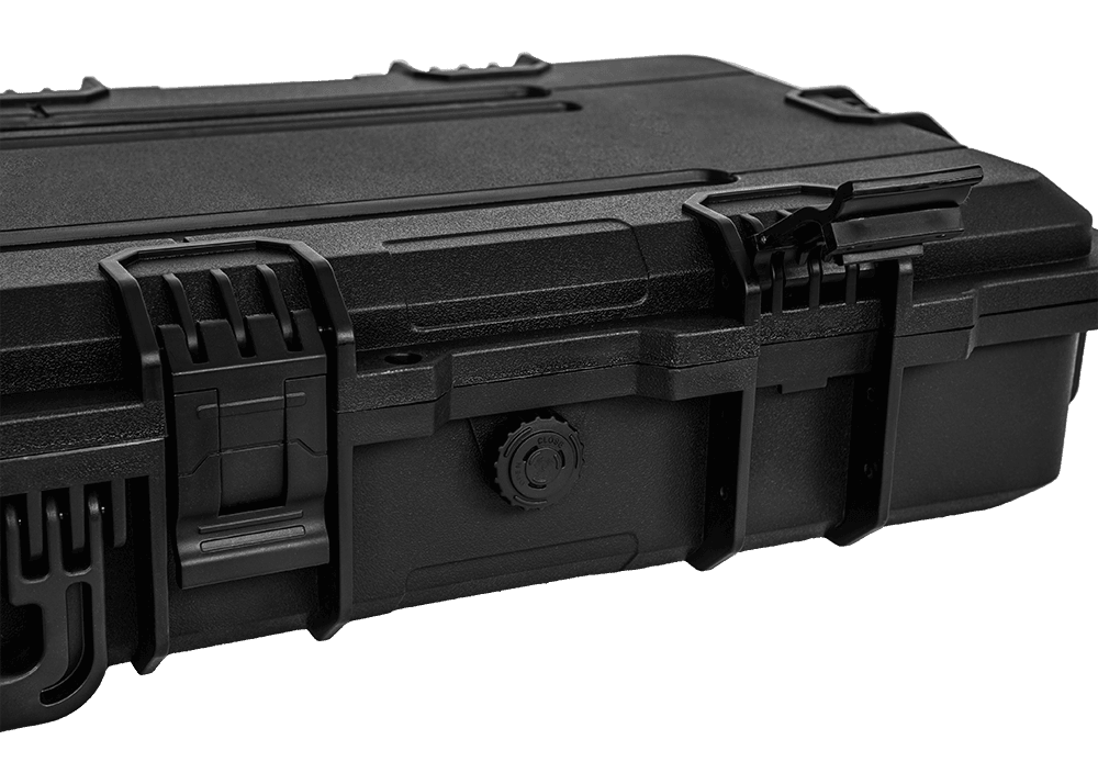 Extra Large Rifle Case 131x34 (Wave Foam) (Black)