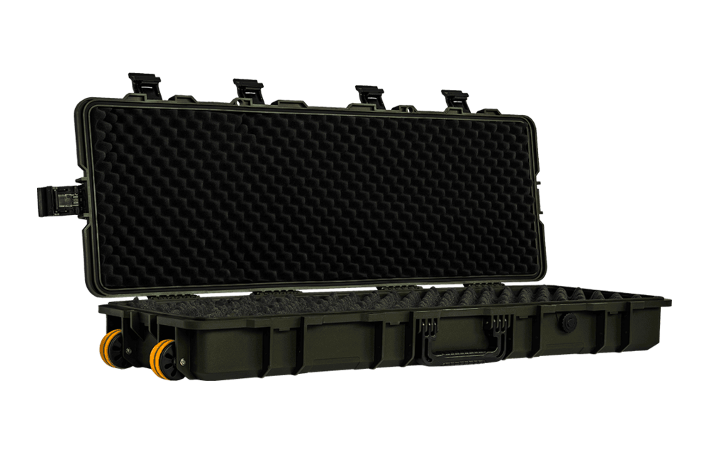 Large Rifle Case 95x30 (Wave Foam) (Green)