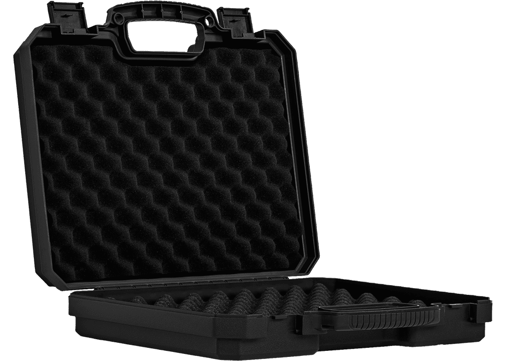 Pistol Case 32x22 Wave Foam (Black)