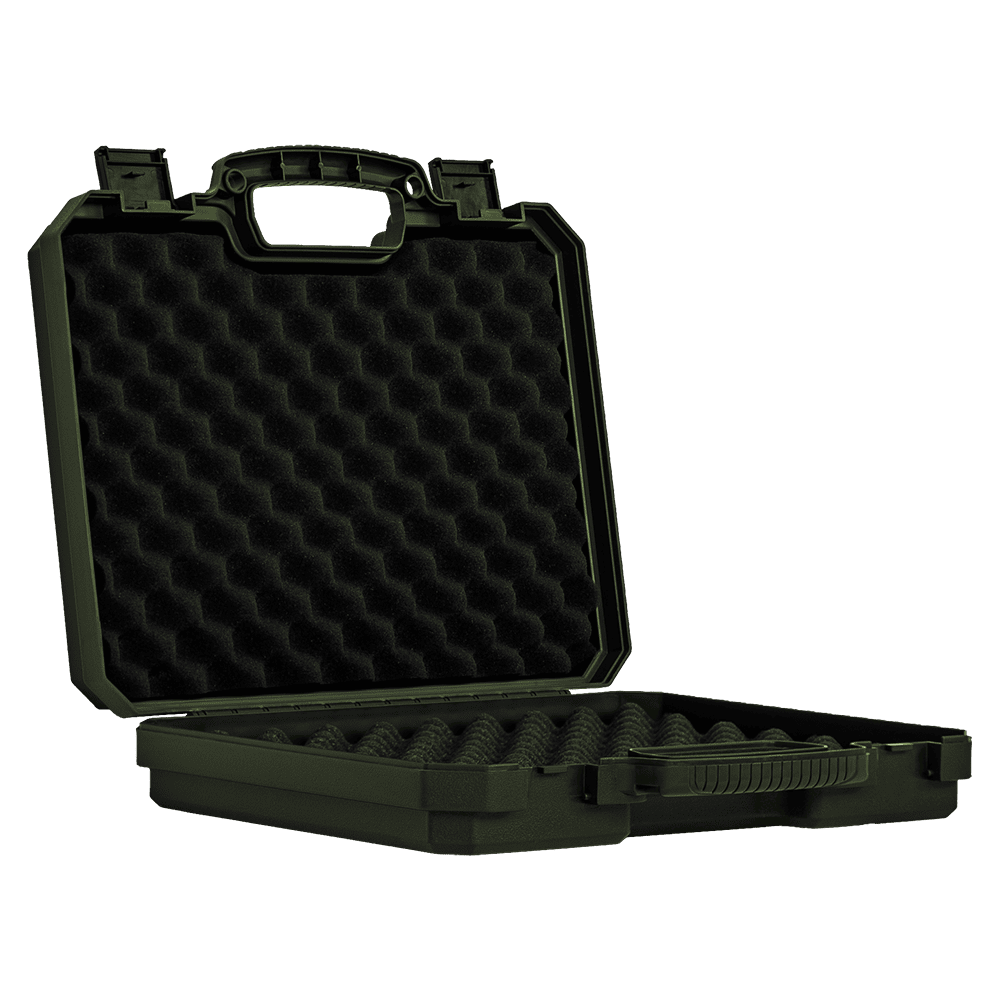 Pistol Case 32x22 Wave Foam (Green)