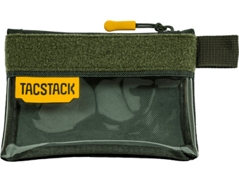 Small Water Resistant Accessory Pouch 14.5x9.5 (Dark Green)
