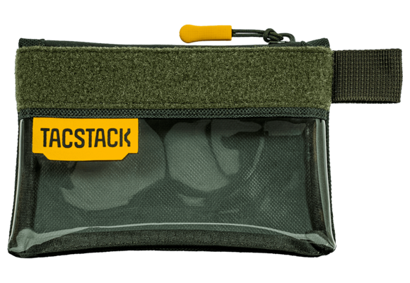 Small Water Resistant Accessory Pouch 14.5x9.5 (Dark Green)