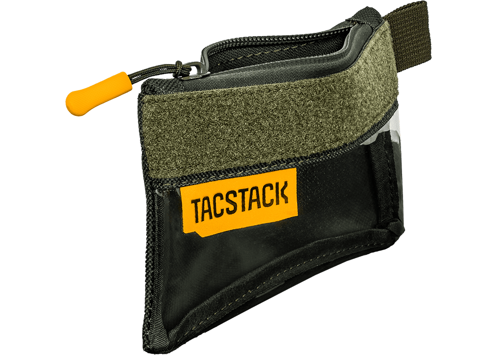Small Water Resistant Accessory Pouch 14.5x9.5 (Dark Green)