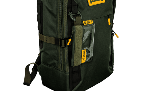 Small Water Resistant Accessory Pouch 14.5x9.5 (Dark Green)