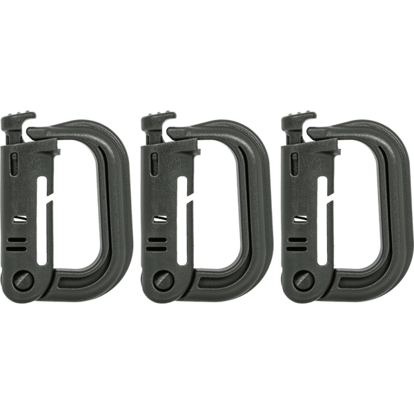 MOLLE D-Ring Grimlock 3-Pack (Dark Green)