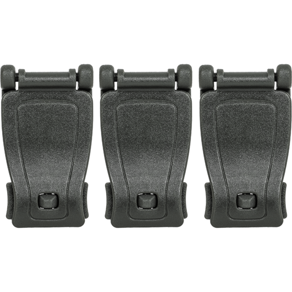 MOLLE Web Belt Clamp 3-Pack (Dark Green)