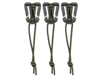 MOLLE Web Dominator Elastic 3-Pack (Dark Green)