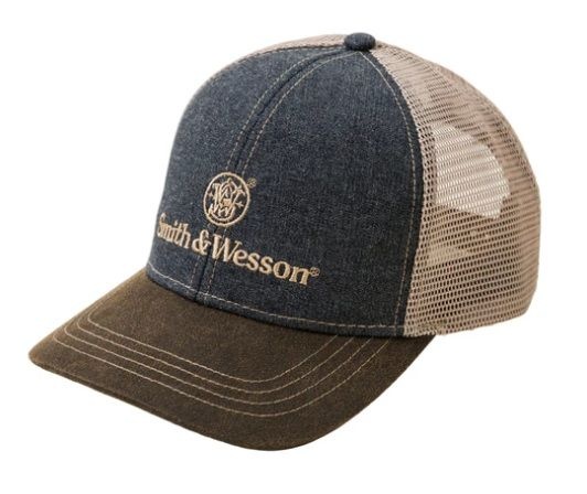 Two-Tone Denim Trucker Cap