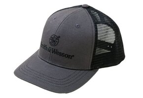 Two-Tone Charcoal Grey + Black Trucker Cap