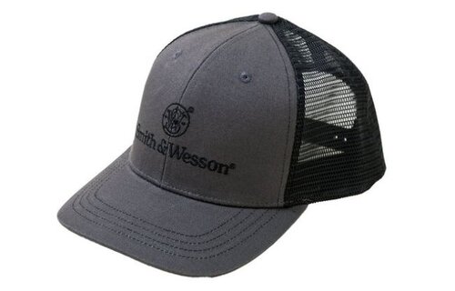 Two-Tone Charcoal Grey + Black Trucker Cap