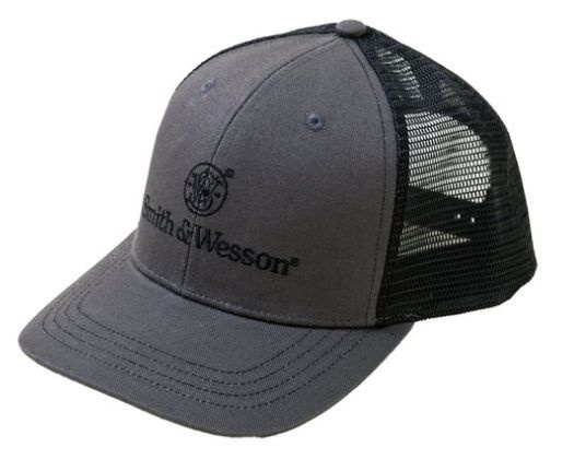 Two-Tone Charcoal Grey + Black Trucker Cap