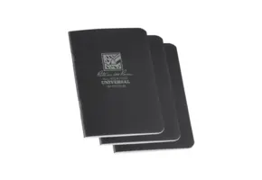All Weather Notebook 8,25x11,75cm 3-Pack (Black)