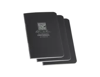 All Weather Notebook 8,25x11,75cm 3-Pack (Black)