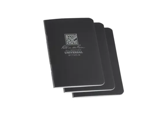All Weather Notebook 8,25x11,75cm 3-Pack (Black)