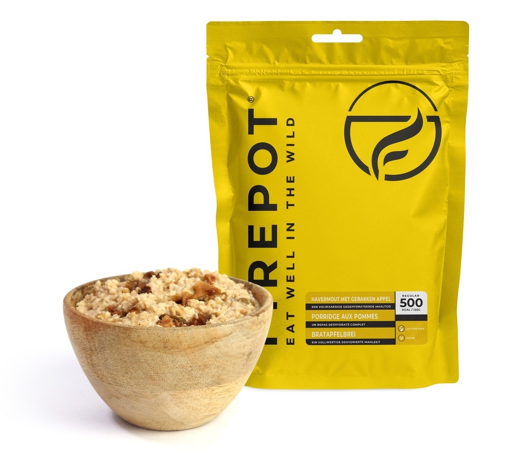 Havermout met gebakken appel (125g)
