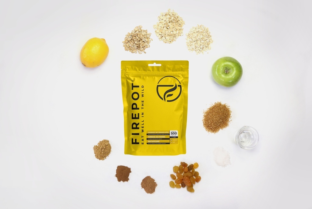 Havermout met gebakken appel (125g)
