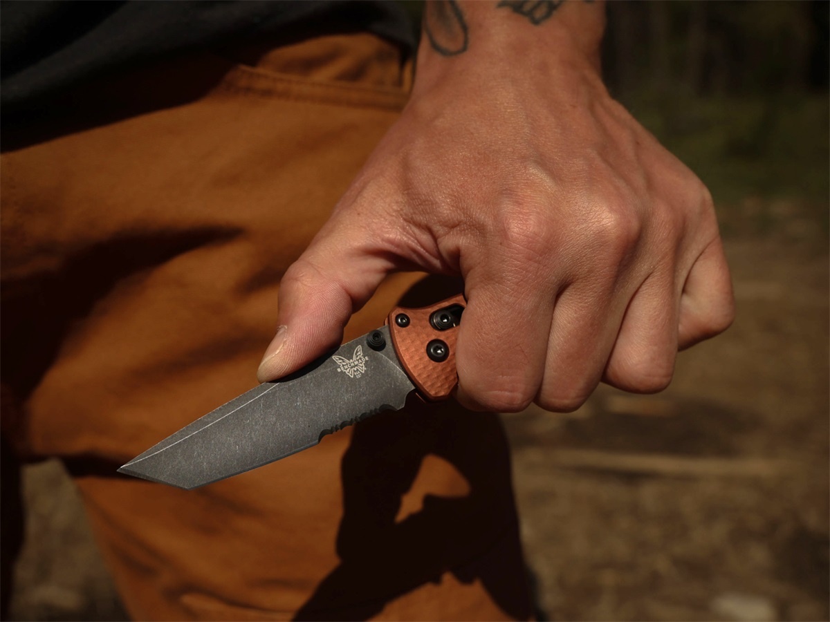 Bailout Aluminium Tanto Burnt Copper