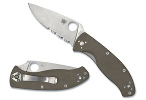 Tenacious Brown CPM M4 Serrated CE