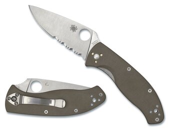 Tenacious Brown CPM M4 Serrated CE