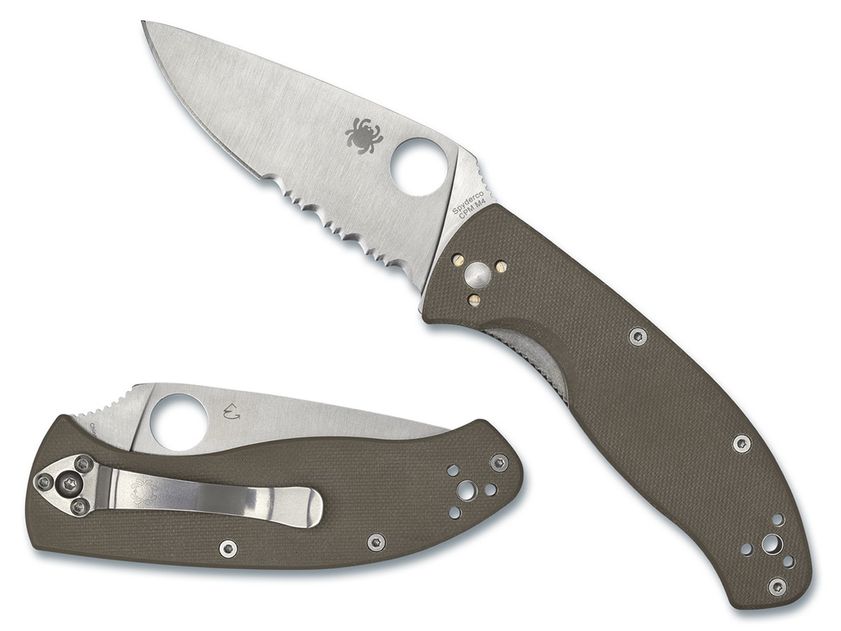 Tenacious Brown CPM M4 Serrated CE