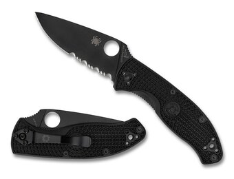 Tenacious Lightweight Black / Black 8Cr13MoV Serrated CE