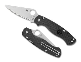 Paramilitary 2 Black Lightweight Serrated SE