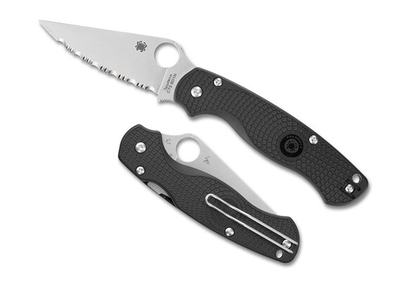 Paramilitary 2 Black Lightweight Serrated SE