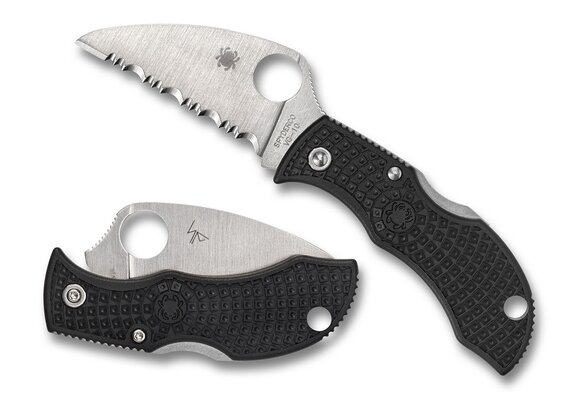 ManBug Lightweight Wharncliffe Black VG-10 Serrated SE