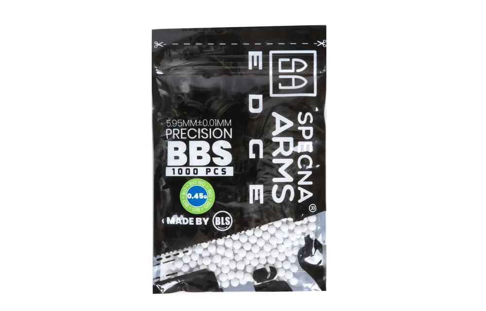 0,45g EDGE Bio BB Precision 1000rds (White)