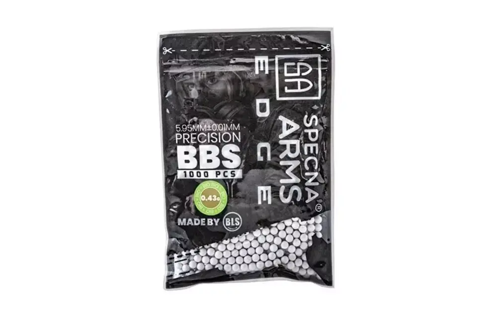 0,43g EDGE Bio BB Precision 1000rds (White)