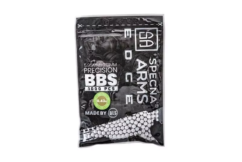 0,43g EDGE Bio BB Precision 1000rds (White)