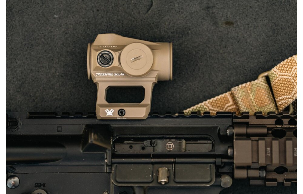Crossfire II Dot 2 MOA (Solar Red Dot) (Black)