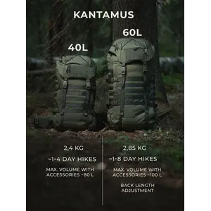 Kantamus 60L Backpack (Brown)