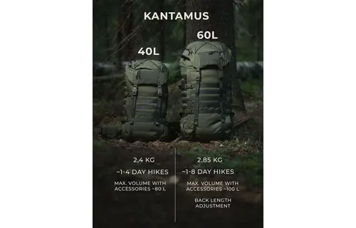 Kantamus 60L Backpack (Brown)