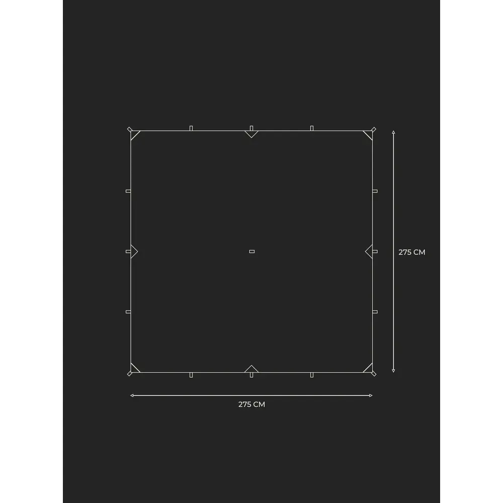 Laavu Tarp 275x275cm (Green)
