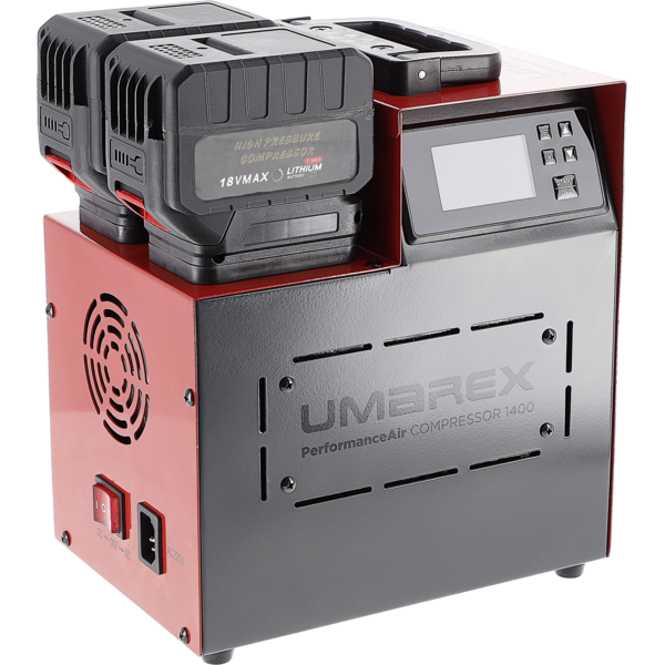 PCP / HPA 300bar Performance Air 1400 Compressor (Batterij + 12V + 230V)