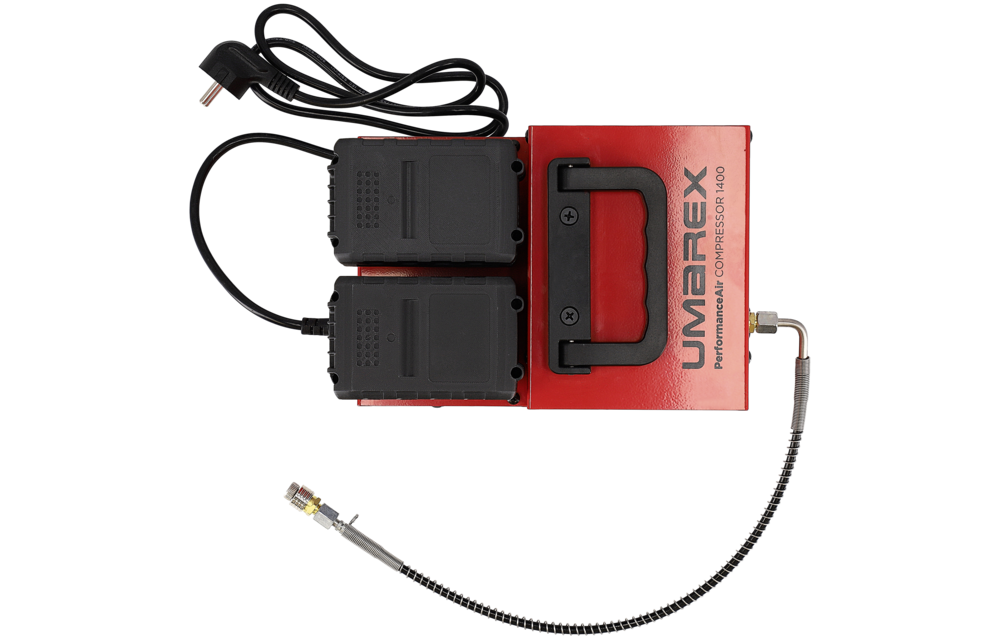 PCP / HPA 300bar Performance Air 1400 Compressor (Batterij + 12V + 230V)