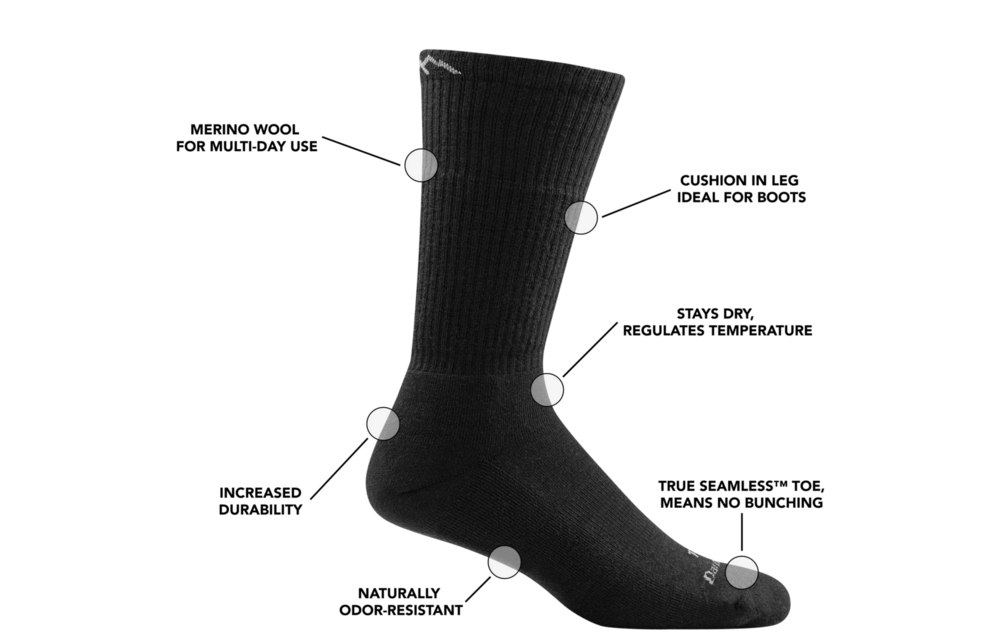 T4022 Tactical Boot Midweight Socks (Full Cushion) (Foliage Green)