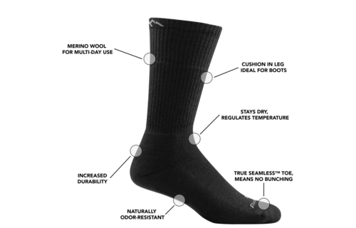 T4022 Tactical Boot Midweight Socks (Full Cushion) (Foliage Green)