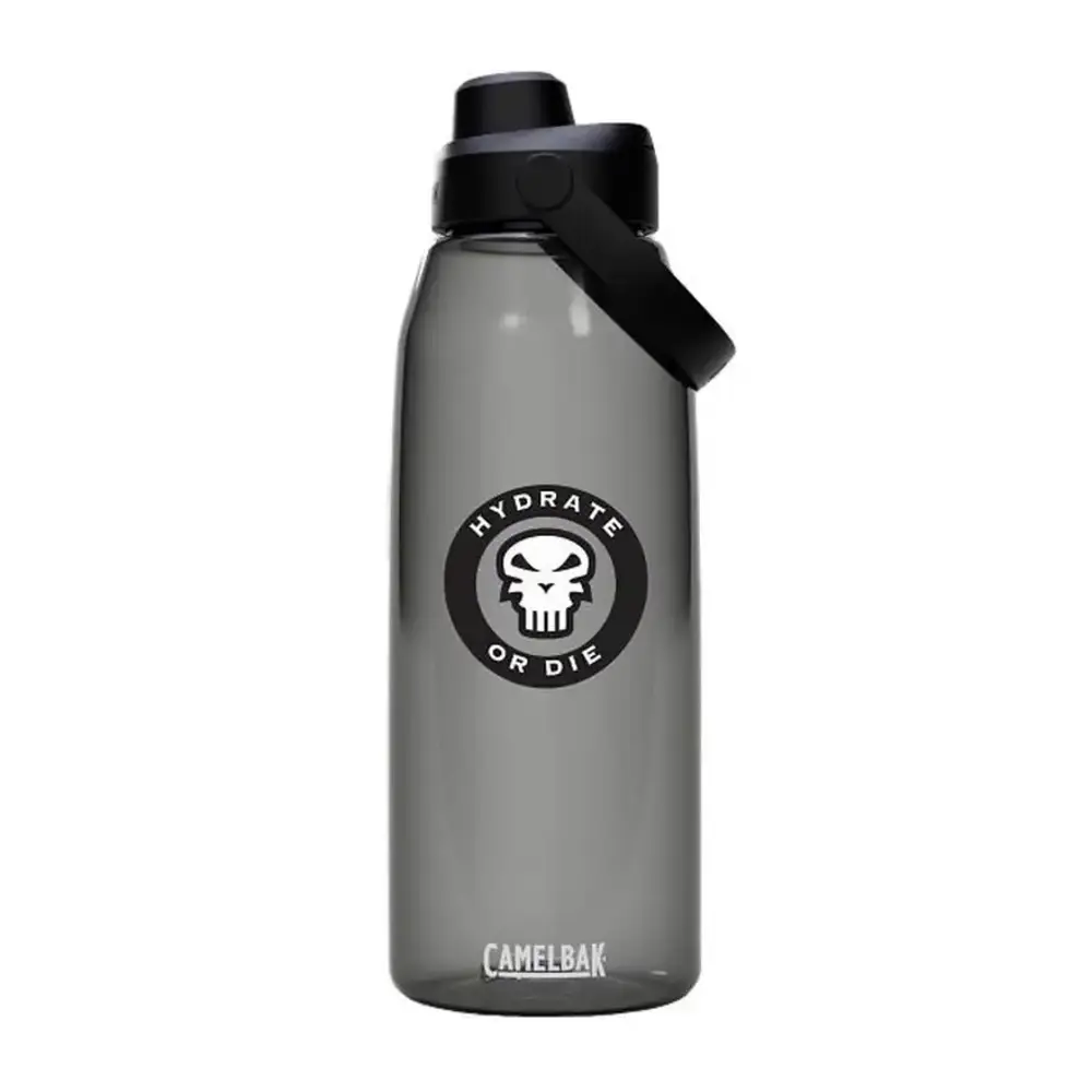 Drinking Bottle Thrive Chug 1.5L Hydrate Or Die (Charcoal)