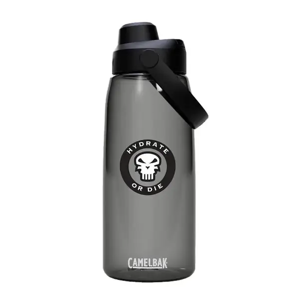 Drinking Bottle Thrive Chug 1L Hydrate Or Die (Charcoal)