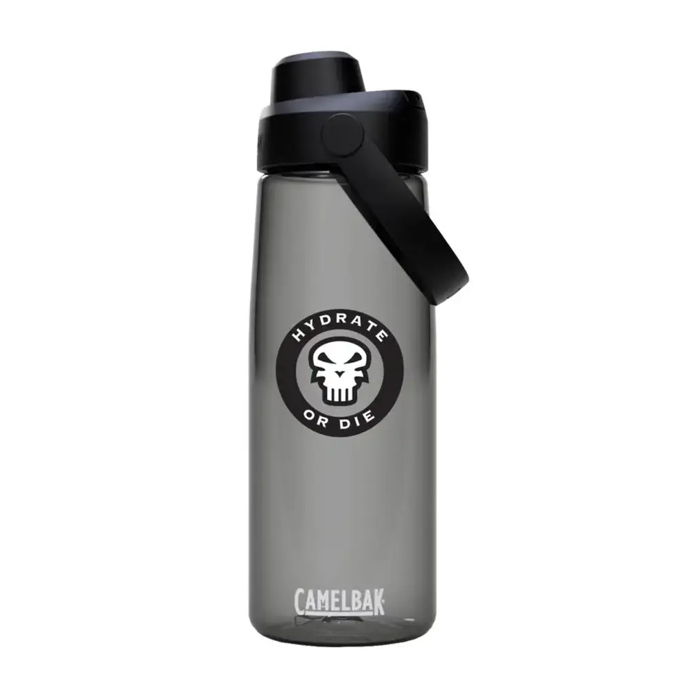 Drinking Bottle Thrive Chug 0.75L Hydrate Or Die (Charcoal)